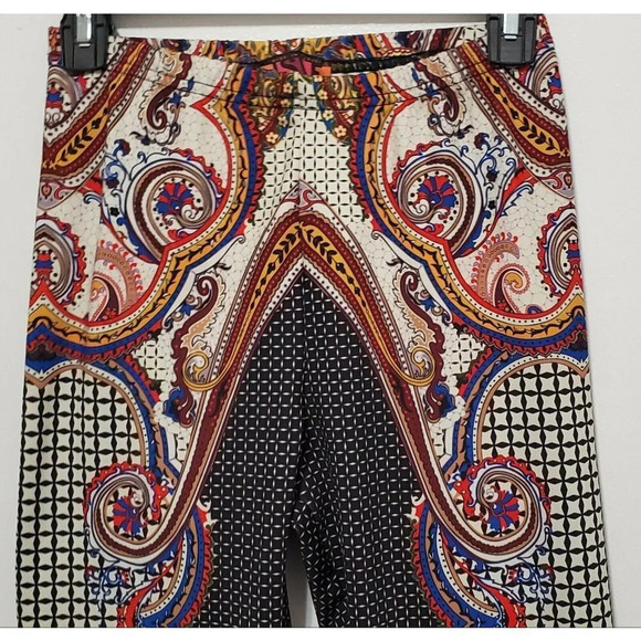 ISLE by Melis Kozan Women's Stretch Pants Geo - Picture 2 of 7